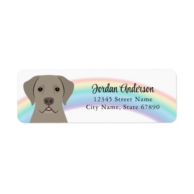 Labrador Retriever Return Address Labels (Front)