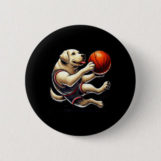 Labrador Retriever Shooting Basball 6 Cm Round Badge