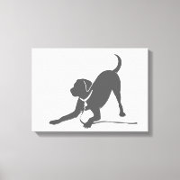 Labrador retriever silhouette