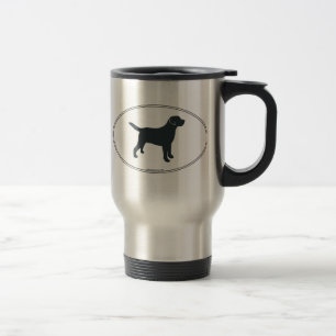 Labrador Retriever Silhouette Travel Mug