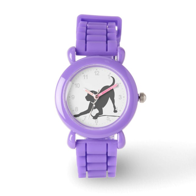 Labrador retriever silhouette watch (Front)