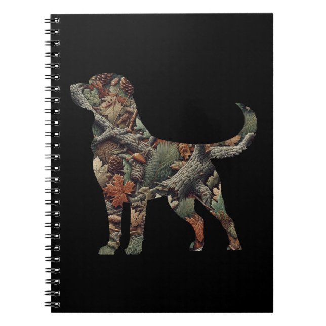 Labrador Retriever Spiral Notebook for Men (Front)