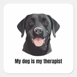 Labrador Retriever Square Sticker