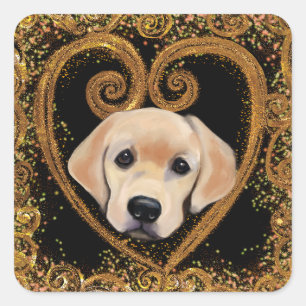 Labrador Retriever  Square Sticker