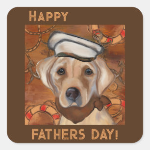 LABRADOR RETRIEVER            SQUARE STICKER