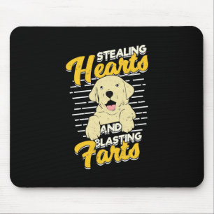 Labrador Retriever Stealing Hearts Mouse Mat