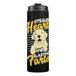 Labrador Retriever Stealing Hearts Thermal Tumbler