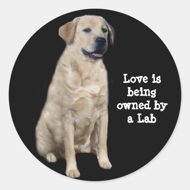 Labrador Retriever Sticker (Front)