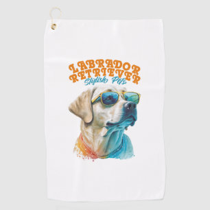 Labrador Retriever Stylish Pets Golf Towel