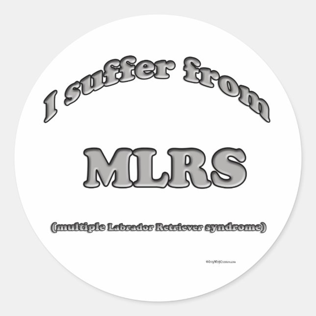 Labrador Retriever Syndrome - Sticker (Front)
