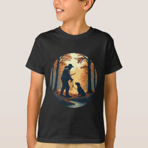Labrador Retriever Tee Turkey Duck Hunting Forest 