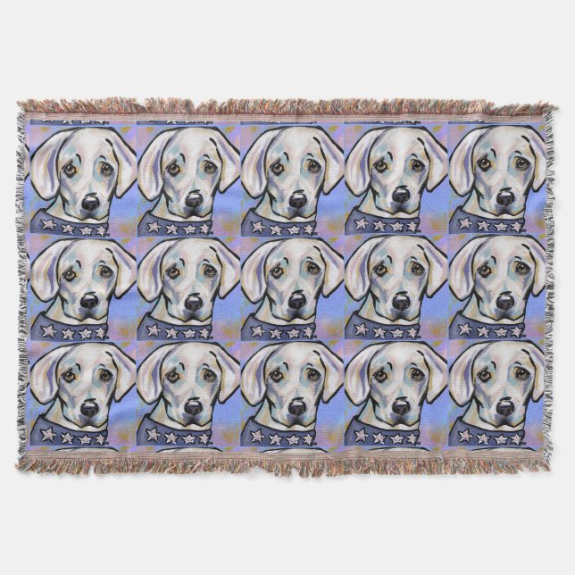 Labrador Retriever   Throw Blanket (Front)