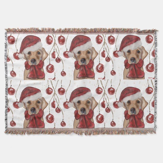 LABRADOR RETRIEVER  THROW BLANKET (Front)
