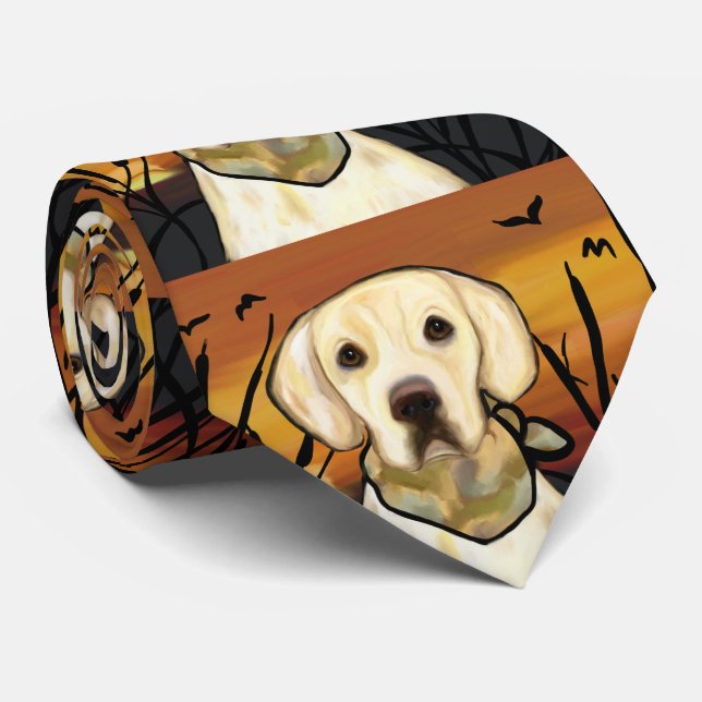 Labrador Retriever Tie (Rolled)