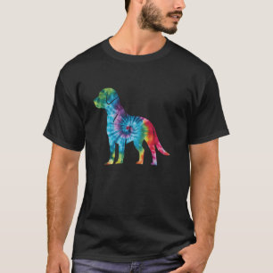 Labrador Retriever Tie Dye Hippie Dog Mum Dad Lab  T-Shirt