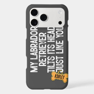 Labrador Retriever Tilts Head Funny Quote Dog Dad