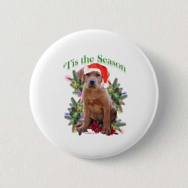 Labrador Retriever ‘Tis 6 Cm Round Badge (Front)
