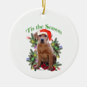 Labrador Retriever ‘Tis Ceramic Tree Decoration
