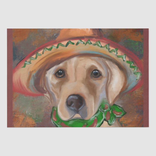 LABRADOR RETRIEVER            TISSUE PAPER (Front)