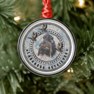 Labrador retriever tote bag metal tree decoration