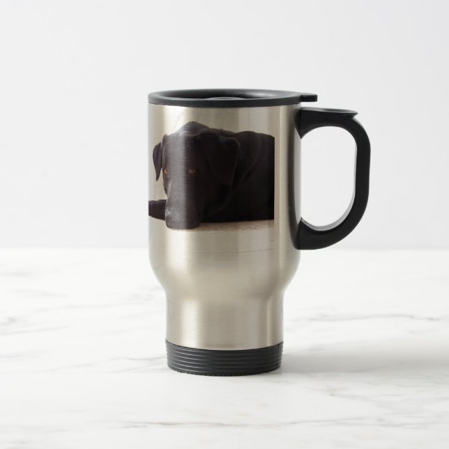 labrador retriever travel mug (Right)