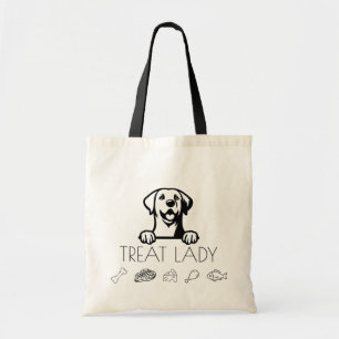 Labrador Retriever "Treat Lady" Tote Bag