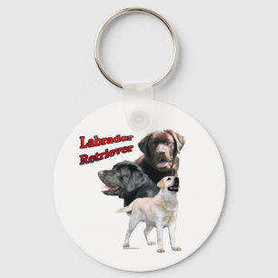 Labrador Retriever Trio 2 - Keychain