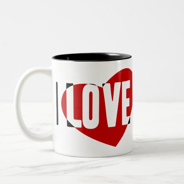 Labrador Retriever Two-Tone Coffee Mug (Left)