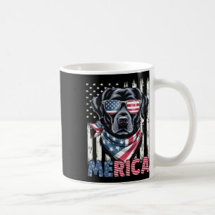 Labrador Retriever Usa Flag Merica Patriotic Dog 4 Coffee Mug