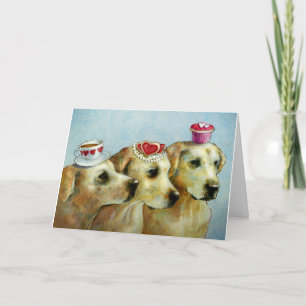 Labrador Retriever Valentine Card