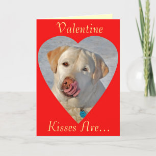 Labrador Retriever Valentine's Day Card