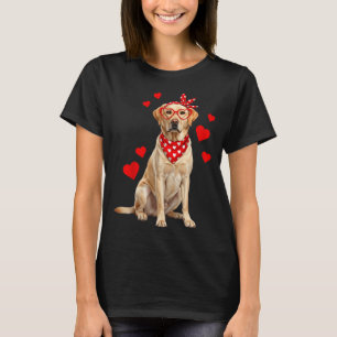 Labrador Retriever Valentines Day Dog Lover Heart  T-Shirt