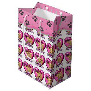 Labrador Retriever Valentine's Day Medium Gift Bag