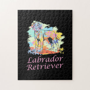 Labrador Retriever Watercolor Jigsaw Puzzle