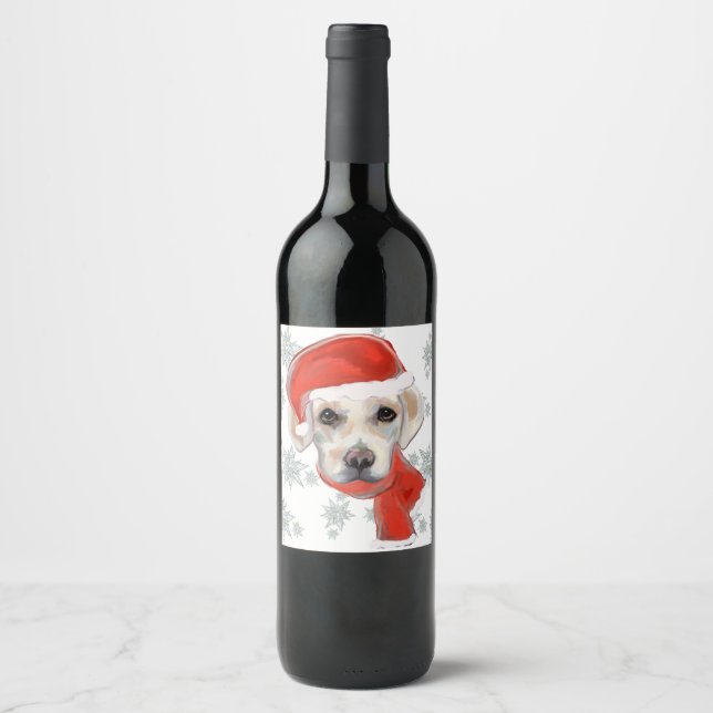 Labrador Retriever Wine Label (Front)