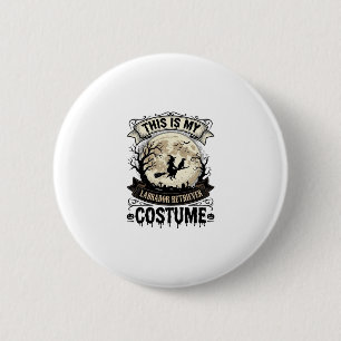 Labrador Retriever Witch Halloween Costume Shirt_1 6 Cm Round Badge