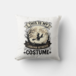 Labrador Retriever Witch Halloween Costume Shirt_1 Cushion