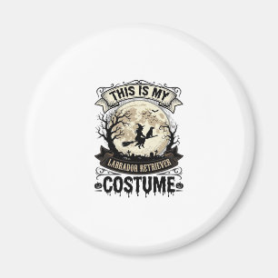 Labrador Retriever Witch Halloween Costume Shirt_1 Magnet