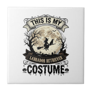 Labrador Retriever Witch Halloween Costume Shirt_1 Tile