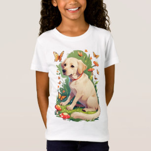Labrador Retriever with butterflies T-Shirt