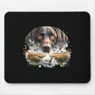 Labrador Retriever With Mallard Ducks Hunting Duck Mouse Mat