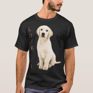 Labrador Retriever  Women Men White Lab  T-Shirt