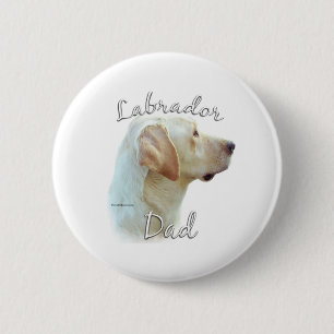 Labrador Retriever (yellow) Dad 2 6 Cm Round Badge