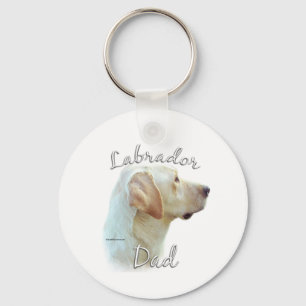 Labrador Retriever (yellow) Dad 2 Key Ring