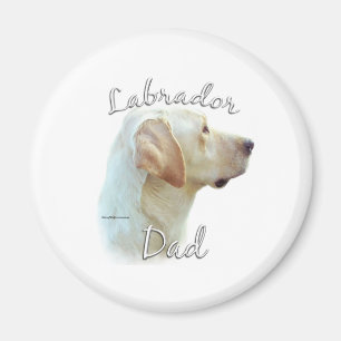 Labrador Retriever (yellow) Dad 2 Magnet