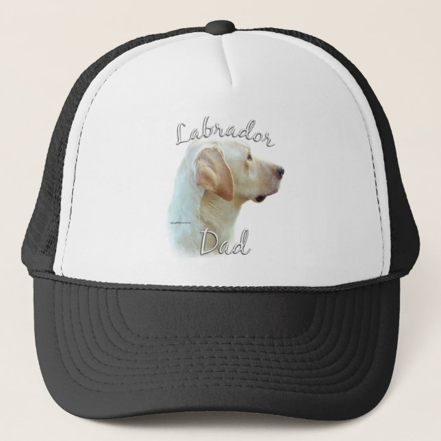 Labrador Retriever (yellow) Dad 2 Trucker Hat (Front)