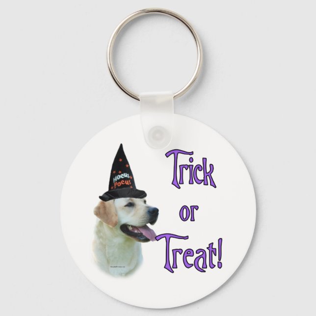 Labrador Retriever (yellow)Trick Key Ring (Front)