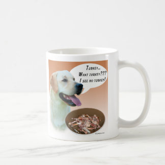 Labrador Retriever (yellow) Turkey Coffee Mug