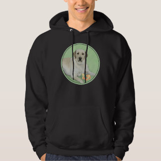 Labrador Retriever Yellow With Tennis Balls Hoodie