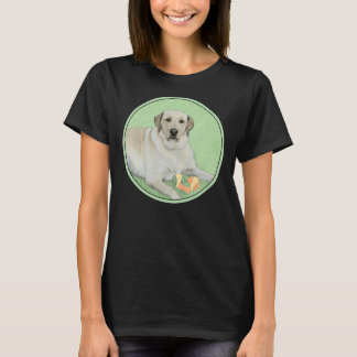 Labrador Retriever Yellow With Tennis Balls T-Shirt